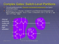 Spring 07, Mar 1, 6 ELEC 7770: Advanced VLSI Design (Agrawal) 1 ELEC 7770 Advanced VLSI Design Spring 2007 Timing Simulation and... 
