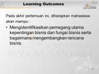 1 Pertemuan 1 Merencanakan Bisnis Matakuliah: J0712/Pengantar Bisnis Tahun: 2005 Versi: Revisi ppt download