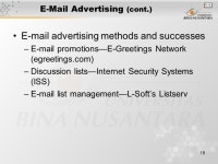 1 Pertemuan 15 Understanding Online Advertising Matakuliah: J0324/Sistem e-Bisnis Tahun: 2005 Versi: 02/ ppt download