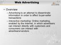 1 Pertemuan 15 Understanding Online Advertising Matakuliah: J0324/Sistem e-Bisnis Tahun: 2005 Versi: 02/ ppt download