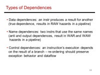 1 Lecture 4: Advanced Pipelines Control hazards, multi-cycle in-order pipelines, static ILP (Appendix A.4-A.10, Sections ) - ppt...
