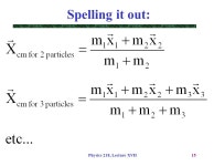 Physics 218, Lecture XVII1 Physics 218 Lecture 17 Dr. David Toback. -  ppt download