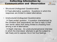 1 Pertemuan Kelima Collecting Information by Communication and Observation Matakuliah: MN J0412/ Riset Pemasaran Tahun: 2007... 