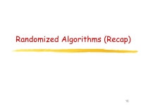 1 Randomized Algorithms Andreas Klappenecker [using some slides by Prof. Welch] -  ppt download