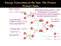 Lecture 11 THE SUN II Interior and Solar Wind. Announcements Test 2 is one week from tonight. –Similar format to test 1 –More... 