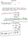 4-3 Solving Addition and Subtraction Equations 2.) y - 4 = 12 What is the value of y? ____ What did you do to find y?... 