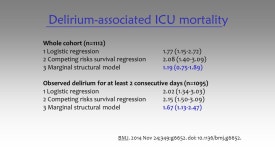 DeliriumDelirium XXXVII ACP Annual Chapter Meeting Panama City, Republic of Panama February 27, 2015 Thomas J. Prendergast, MD... 