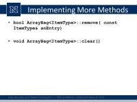 Chapter 3 Array-Based Implementations CS Data Structures Mehmet H Gunes Modified from authors’ slides. -  ppt download