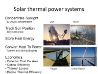 1 John O’Donnell Solar Thermal Power. -  ppt download