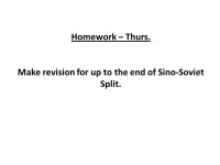 ‘relaxation’ Lesson Aim: To get an overview of Détente. N.B. Essay amendments. We will feed back on Thurs about. -  ppt download