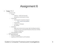 COS 413 Day 21. Agenda Assignment 6 Corrected –2 D’s, 6 F’s and 1 non-submit –Discussion on assignment Lab 7 Corrected... 