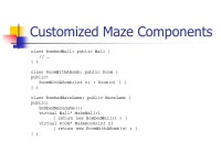 Design Patterns Examples in C++ Moshe Fresko Bar-Ilan University Object Oriented Programming ppt download