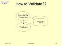UCDavis, ecs251 Spring /17/2007Transactions1 Operating System Models ecs251 Spring 2007: Operating System Models #2: Transactions... 