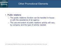 © 2010 Cengage Learning. All Rights Reserved. May not be scanned, copied or duplicated, or posted to a publicly accessible... 