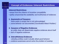 1/16 DIANE Project Philipp Obreiter  A Case for Evidence-Aware Distributed Reputation Systems Overcoming the Limitations. -  ppt... 