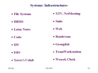 Dewan290-F991 Collaborative Applications Prasun Dewan Department of Computer Science University of North Carolina CB 3175... 