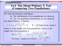 1 Pertemuan 25 Metode Non Parametrik-1 Matakuliah: A0064 / Statistik Ekonomi Tahun: 2005 Versi: 1/1. -  ppt download