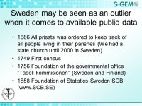 1 Experiences from extracting large data sets from Swedish public offices Fredrik Liljeros. -  ppt download