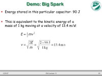 1/25/07184 Lecture 111 PHY 184 Spring 2007 Lecture 11 Title: Capacitors. -  ppt download