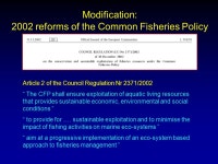 Progress towards an Ecosystem Approach to Fisheries in Europe Simon Jennings Centre for Environment, Fisheries & Aquaculture... 