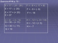 72 A = (- 5) - (+ 7) - (- 3) + (+ 11) A = A = A = (- 5) + (- 7) + (+ 3) + (+ 11) A = 2 B = (+ 4) + (- 3) + (- 6) -  ppt download