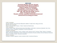 Linkkservicesworld LTD. SERVICES Translation English / Spanish / English Interpretation/ Full Professional Medical Support... 