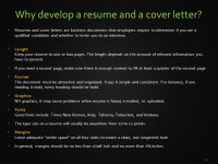 Resume Basics ACC 216 On-line. STEPS: 1.Prepare three documents: resume, cover letter, and references. a.Use attached sample... 