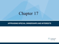 APPRAISING SPECIAL OWNERSHIPS AND INTERESTS Chapter ppt download