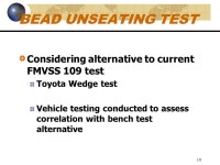 1 U.S. TIRE STANDARDS RULEMAKING George J. Soodoo U.S. DOT/NHTSA 51 st GRRF February 4-8, 2002 Geneva, Switzerland. -  ppt download