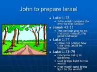 Firm Foundations Lesson 31: God’s promises fulfilled, the lives of John and Jesus Memory verse: Isaiah 9:6. -  ppt download