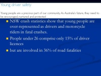 Risk factors affecting Driving Behaviour during Adolescence John Brennan, Director Child & Adolescent Mental Health Service... 