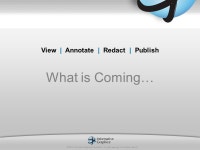 Informative Graphics Corporation View | Annotate | Redact | Publish © 2010 Informative Graphics Corporation. All rights... 