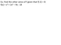 Bell Problem Find the real number solutions of the equation: 18x 3 = 50x. -  ppt download