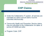 Illinois Department of Human Services / Division of Mental Health and Illinois Mental Health Collaborative Present January 2010... 