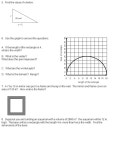 Date __________ Per _______ Quadratic Applications pt 1 1. The length of a rectangle is x ft and the. -  ppt download