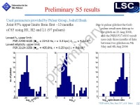 Alicia M. Sintes Universitat de les Illes Balears Pisa,1 June 2007 Data analysis searches for continuous gravitational waves.... 
