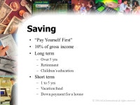 © 2004 ACA International all rights reserved Sponsored by Personal Finance With materials and information provided by: The... 
