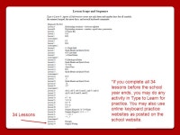 All information taken from Type to Learn 4: Agents of Information Teacher’s Guide by Sunburst Technology c2009 – Organized by... 