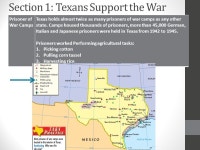 War and Peace Chapter 23. Section 1: Texans Support the War Dictators Come to Power The Great Depression of the 1930s was not... 