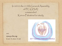 Why Study Kairos Palestine?. In 2010, the 219th General Assembly of PC(USA) commended Kairos Palestine for study. -  ppt download