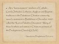 Why Study Kairos Palestine?. In 2010, the 219th General Assembly of PC(USA) commended Kairos Palestine for study. -  ppt download