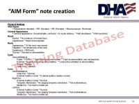 Defense Health Agency Documentation Motivation for Providers Using AHLTA Defense Health Clinical Systems Electronic Health Record... 
