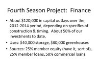 The Fourth Season Project. ICF will add the site previously occupied by Intervale Compost: two fields totaling about 8 acres of... 