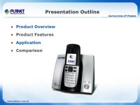 VIP-321 / DCT-101 DECT VoIP Phone Copyright © PLANET Technology Corporation. All rights reserved. -  ppt download