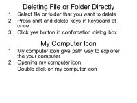 Changing Date & Time 1.Double click on digital clock on the notification area of a task bar (Click start button, Click control.... 