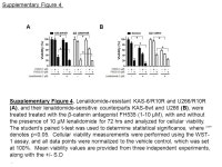 A B Supplementary Figure 1 Supplementary Figure 1. Lenalidomide-sensitive wild-type (wt) and lenalidomide-resistant (R10R) ANBL-6... 