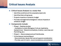 Wind Energy Services Integrating Environmental, Engineering and Constructability Considerations in Wind Power Development... 
