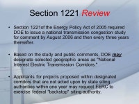 Energy Policy Act of 2005 Section 1221 & 368 Update Board Meeting – Los Cabos, Mexico December 7 & 8, ppt download