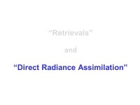 ECMWF/EUMETSAT NWP-SAF Satellite data assimilation Training Course 1 to 4 July ppt download