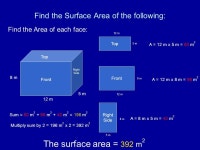 Surface Area By Vernon Savoury Math – Grade 6 Unit 3 Measurement: Shape and Space SO 4,5. -  ppt download